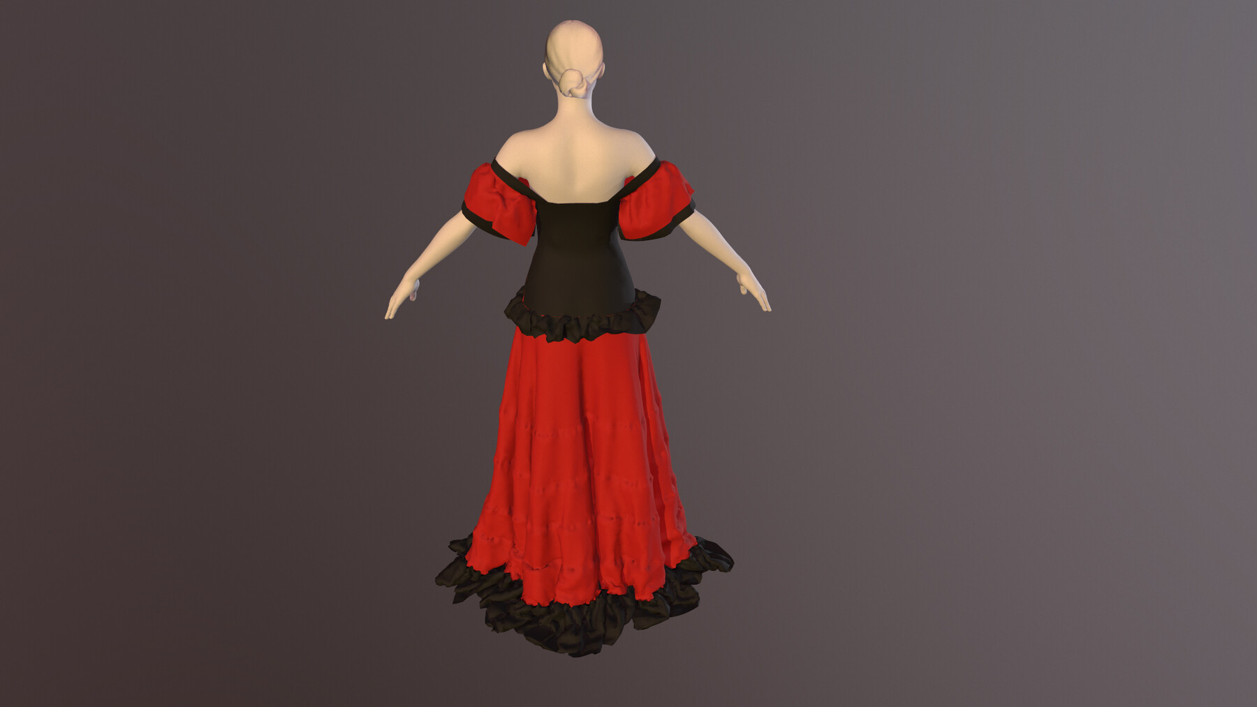 ArtStation - Dress for CanCan | Game Assets