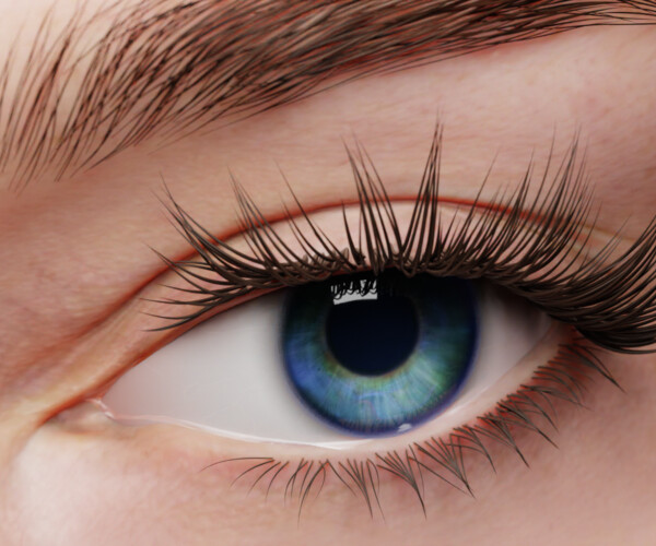 ArtStation Eyelash Pack (ZBrush) Brushes
