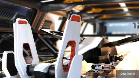 Futuristic Attack Helicopter