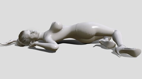 Nude woman printable