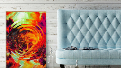 Abstract Colorful Geometrical Artwork Poster,Abstract Graphical Art Background Texture,Modern Conceptual Art,Synthwave Aesthetic Poster Print,3D Rendering,3D Illustration,Gift for Him, Gift for Her,Abstract Painting