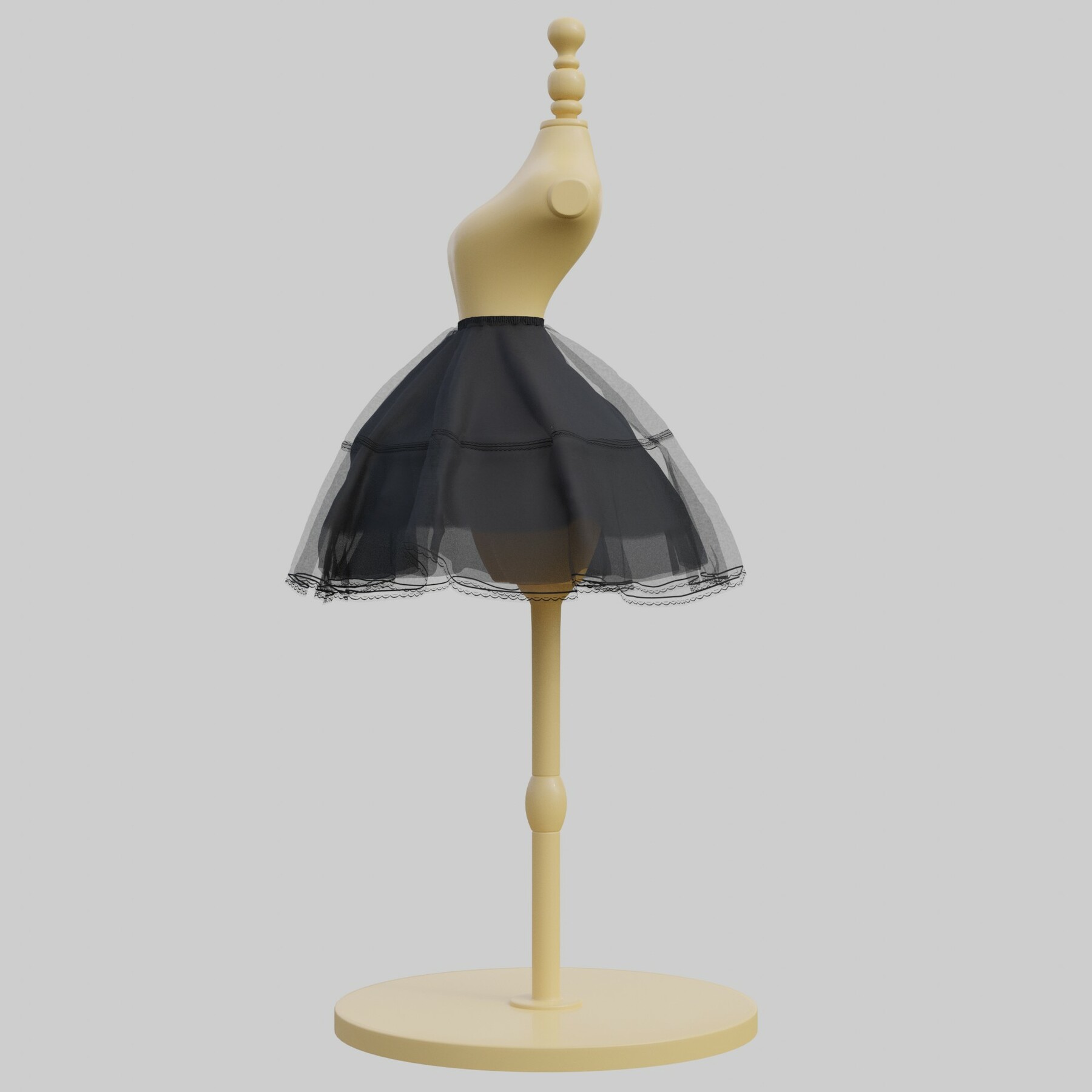 3d hotsell tulle skirt