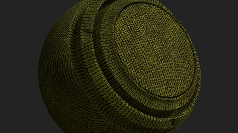 Wool fabric .sbsar substance painter material with parameter sliders