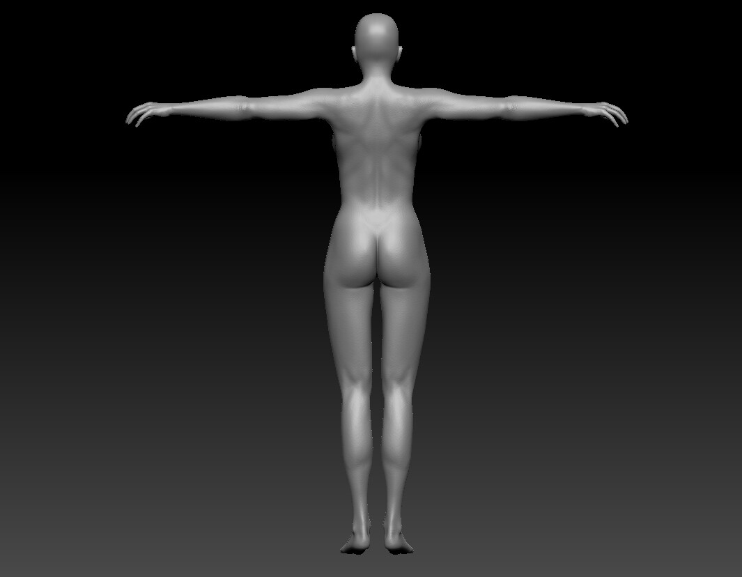 ArtStation - The Woman - Female Body - Very High Detail Sculpt 3D
