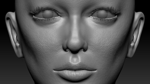 The Woman - Female Body - Very High Detail Sculpt 3D Low-poly 3D model