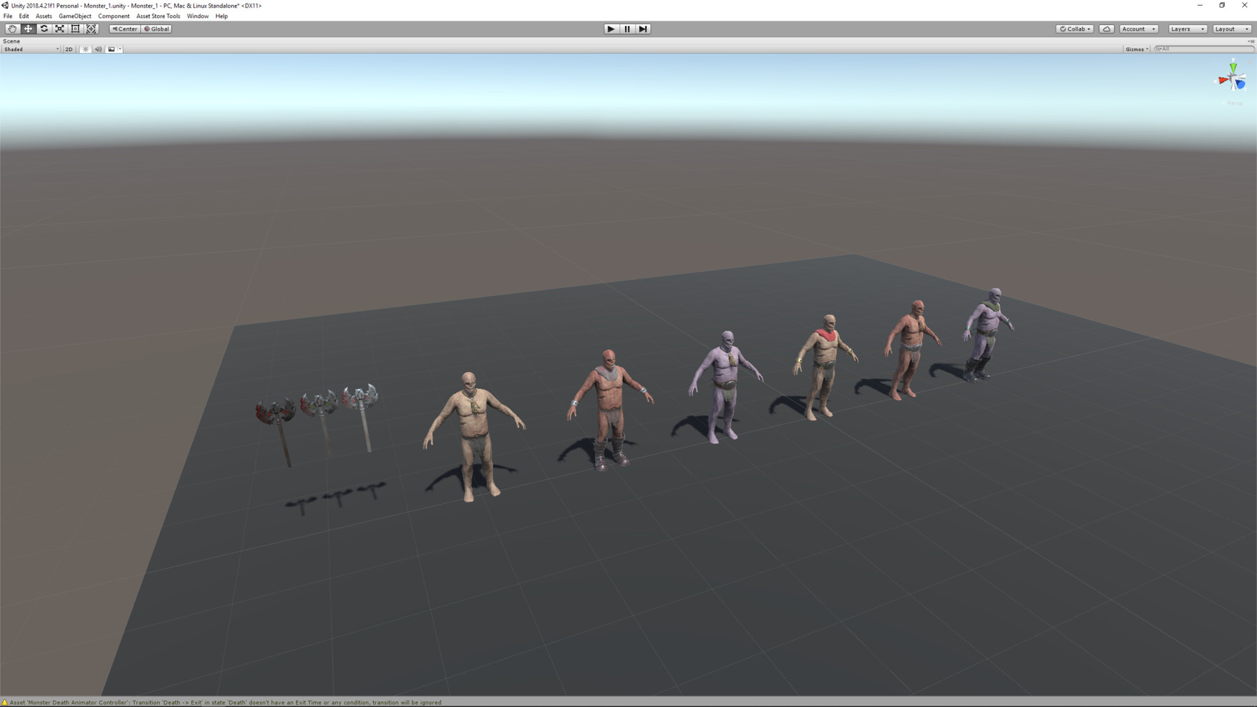 Unity humanoid Rig.