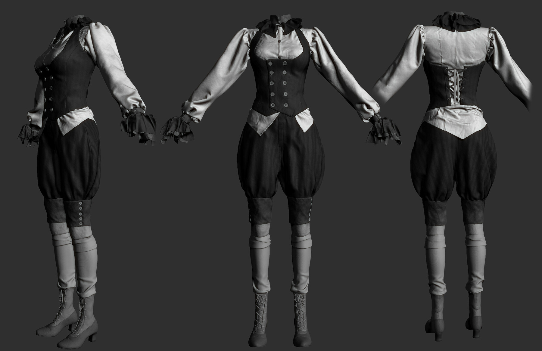 ArtStation - Realistic Steampunk Costume | Resources