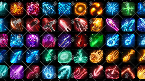 Skill & Abilites Icon Pack[50] #1