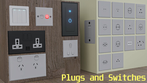 Plug Sockets and Switches as Decals