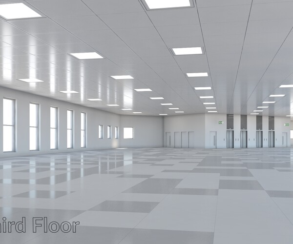 ArtStation - Office Building Interior And Exterior | Resources