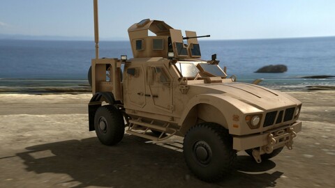 American Military Vehicle Game Ready