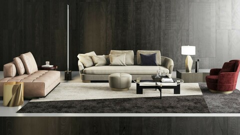 Coleccion 2 -  Sofa 3d