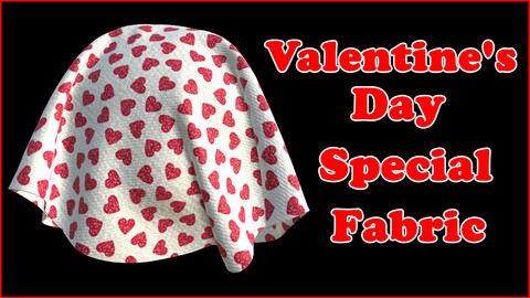 Valentine's Day Special Fabric V2 / Sbsar / Substance Painter