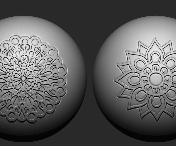 ArtStation - Ornament VDM Brush Pack Vol2 30 in One | Brushes