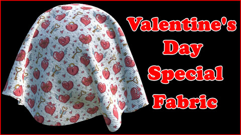 Valentine's Day Special Fabric V5 / Sbsar / Substance Painter