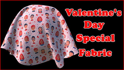 Valentine's Day Special Fabric V7 / Sbsar / Substance Painter