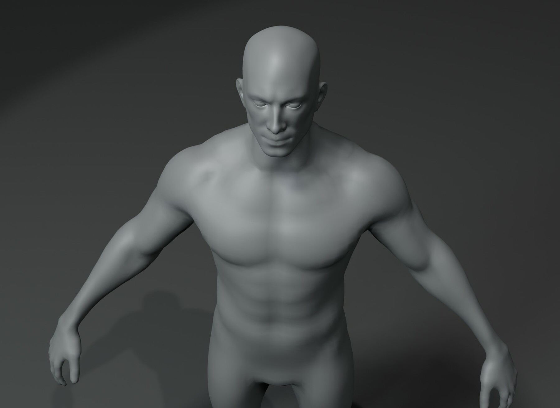 ArtStation - Male and Female Body Base Mesh 3D Model 20k Polygons