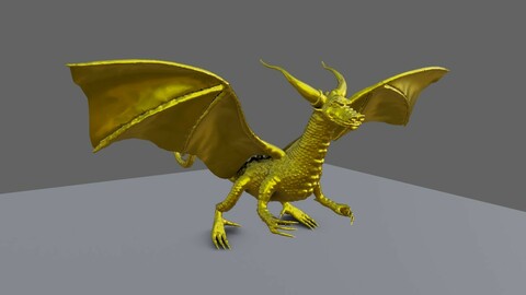 Gold Dragon - Dragao de Ouro 3D print model