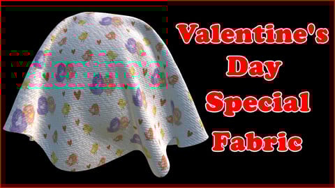 Valentine's Day Special Fabric V9 / Sbsar / Substance Painter