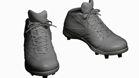 football NFL shoes photo realistic sculpt