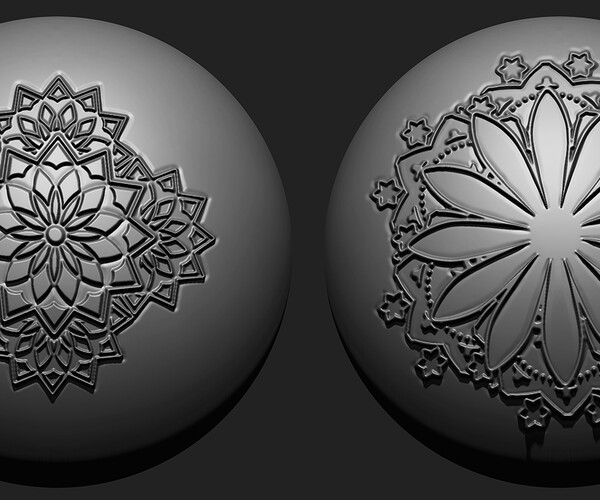 ArtStation - Ornament VDM Brush Pack Vol3 30 in One | Brushes