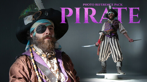 Pirate - Reference Photo Pack for Artists 730+ JPEGs noAI