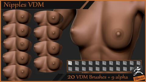 Nipples VDM brush