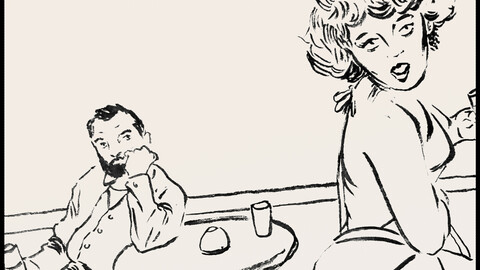 A la terrasse du café