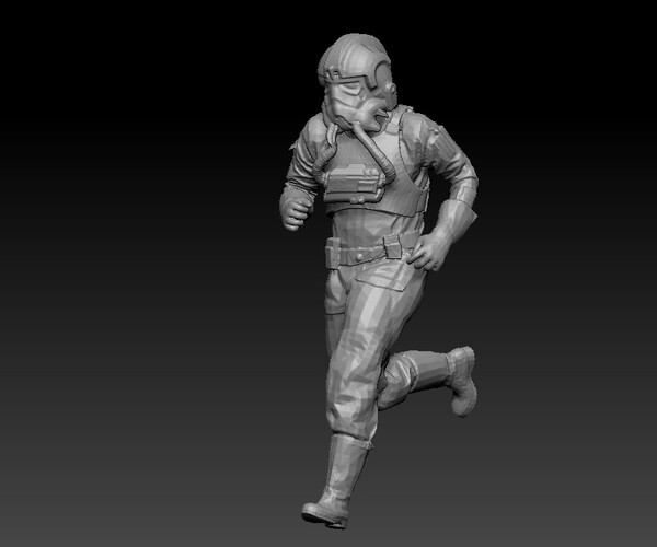 ArtStation - Soldier- pilot Deathtrooper | Game Assets