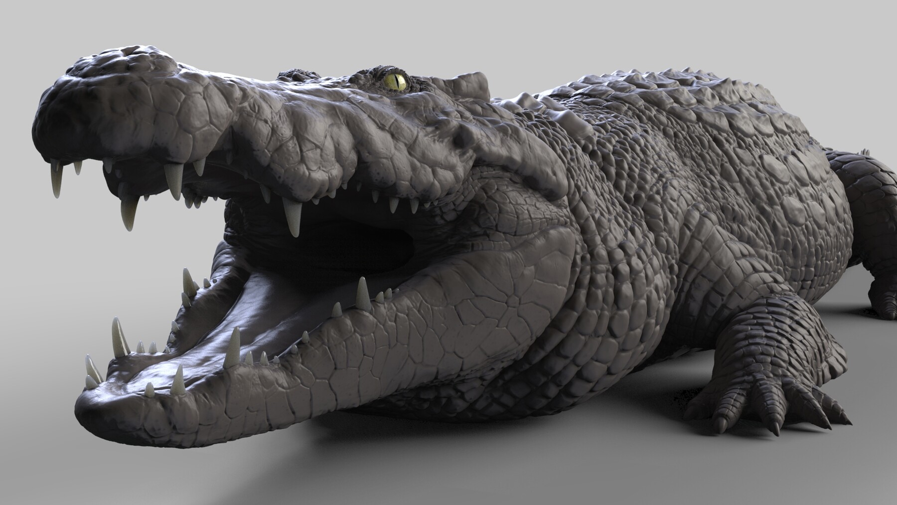 crocodile alpha zbrush