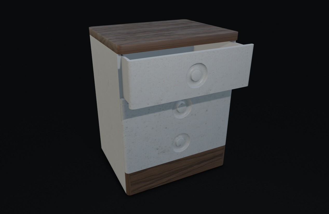 ArtStation Chest Of Drawers Game Assets