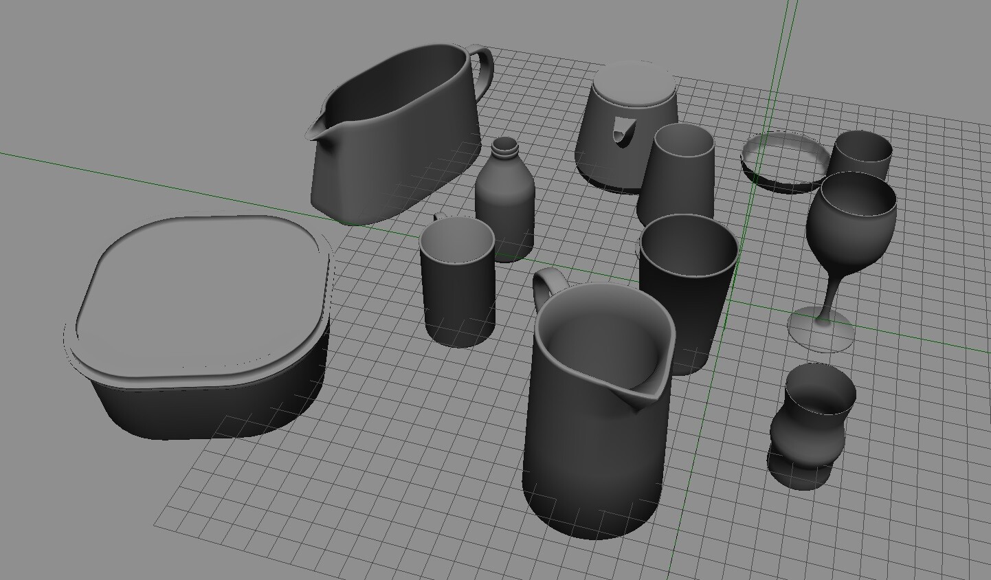 ArtStation Kitchenware Pack 1 Game Assets