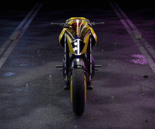 arch motorcycle cyberpunk