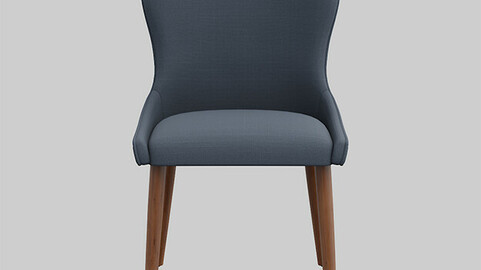 Zarah Dining Chair navy upholstered