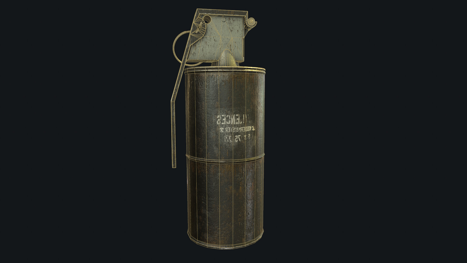 ArtStation - Iron Grenade Low-Poly 3D Models VR / AR / low-poly 3d ...