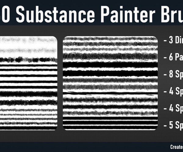 ArtStation Substance Painter Brushes Vol.2 Tutorials