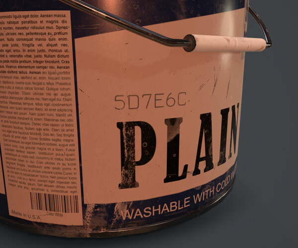 ArtStation Paint Bucket Game Assets