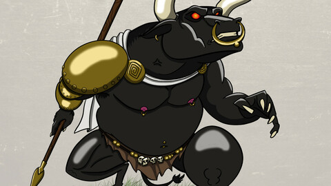 Mythology Monsters (Gorgon and Minotaur)