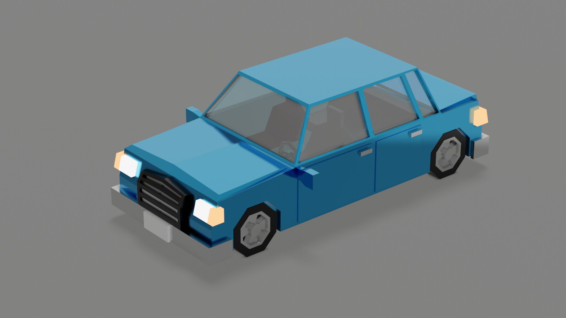 ArtStation - Stylized low polygon car is ready for the game | Game Assets
