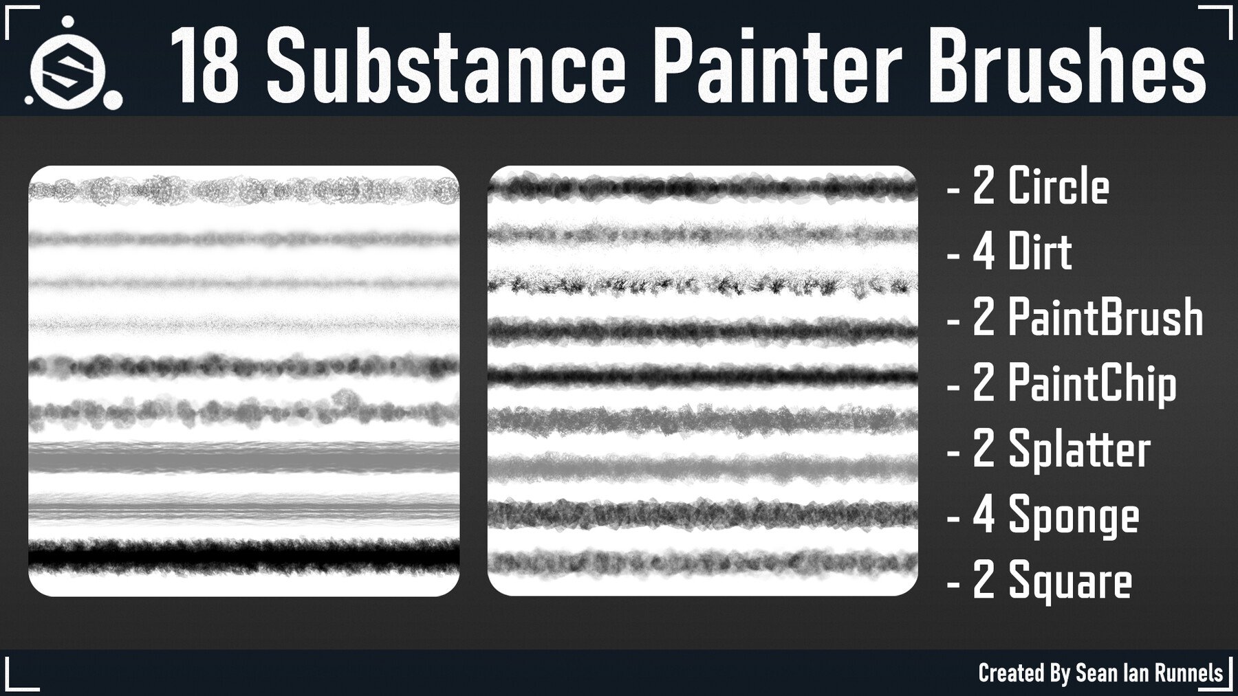 Substance Painter Alpha Brushes