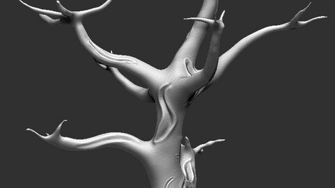 Stylized Mushroom Tree