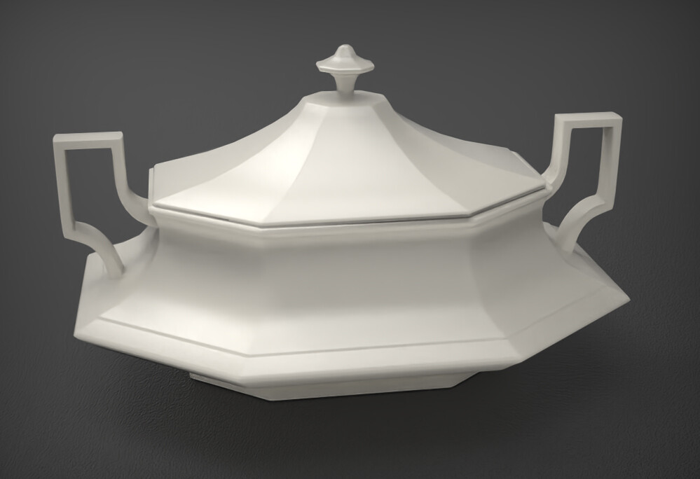 ArtStation Serving Dish Game Assets
