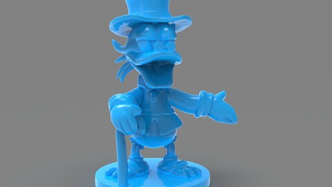 Scrooge McDuck Sculture + ZBrush Timelapse