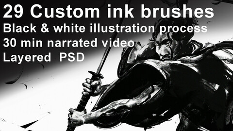 John Powell's custom Ink brushes and Illustration demo!