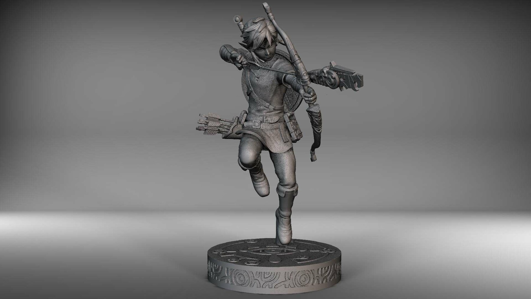legend of zelda resin statue
