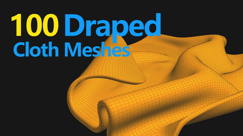 100 Draped Cloth Meshes