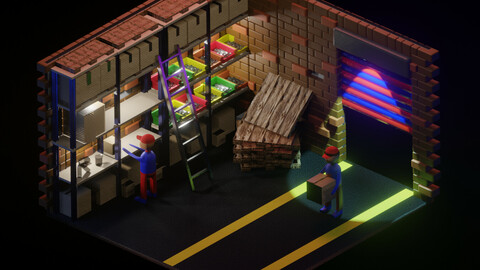 Store (Modelling and Texturing)