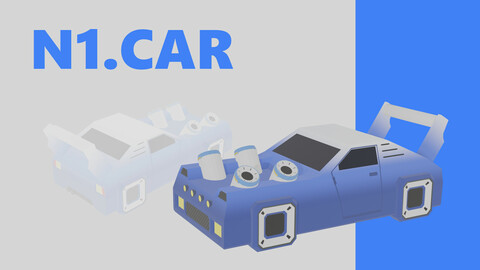 Unusual car N1 Hover car