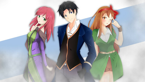 Anime-Style Digital Character