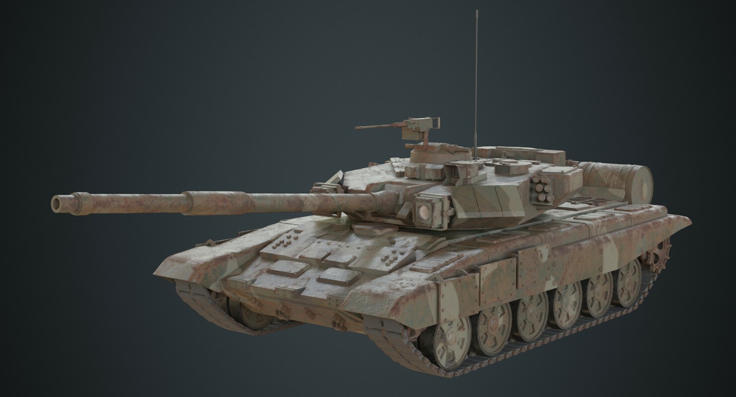 ArtStation - Tank 1C | Game Assets